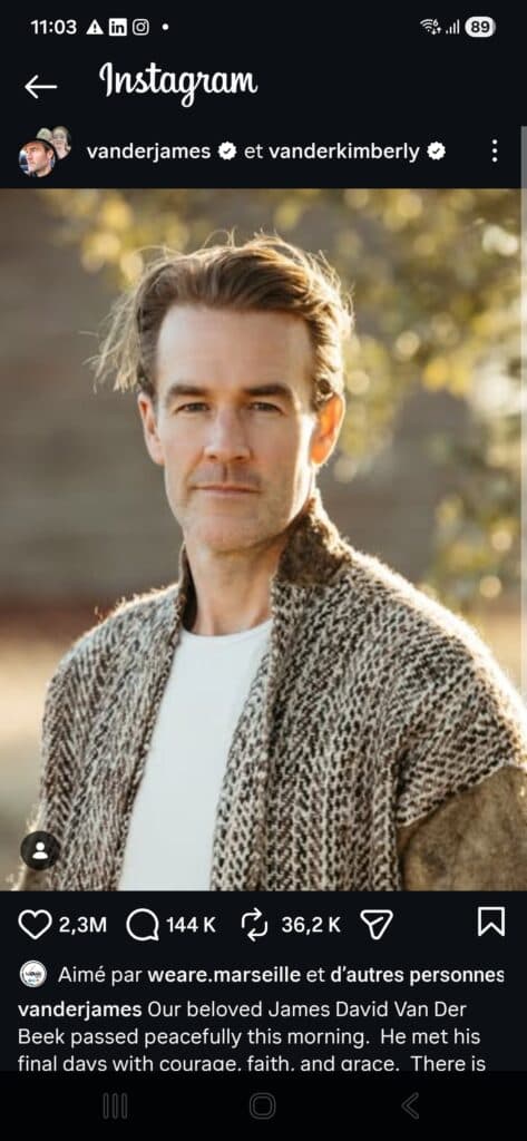 La mort d’un acteur remet en lumière le cancer colorectal