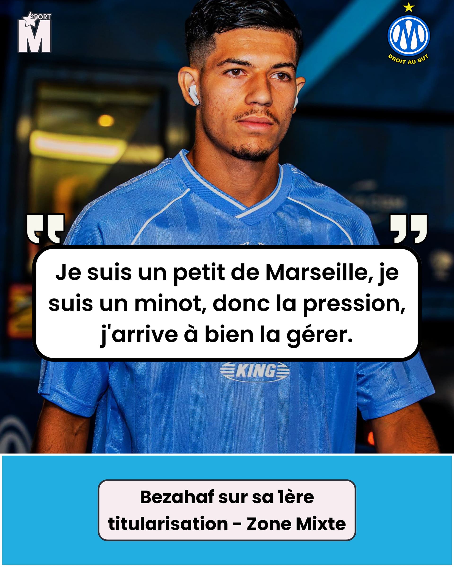 ZÉRO PRESSION POUR LE MARSEILLAIS BEZAHAF 😌
💬 « Il faut être patient,...