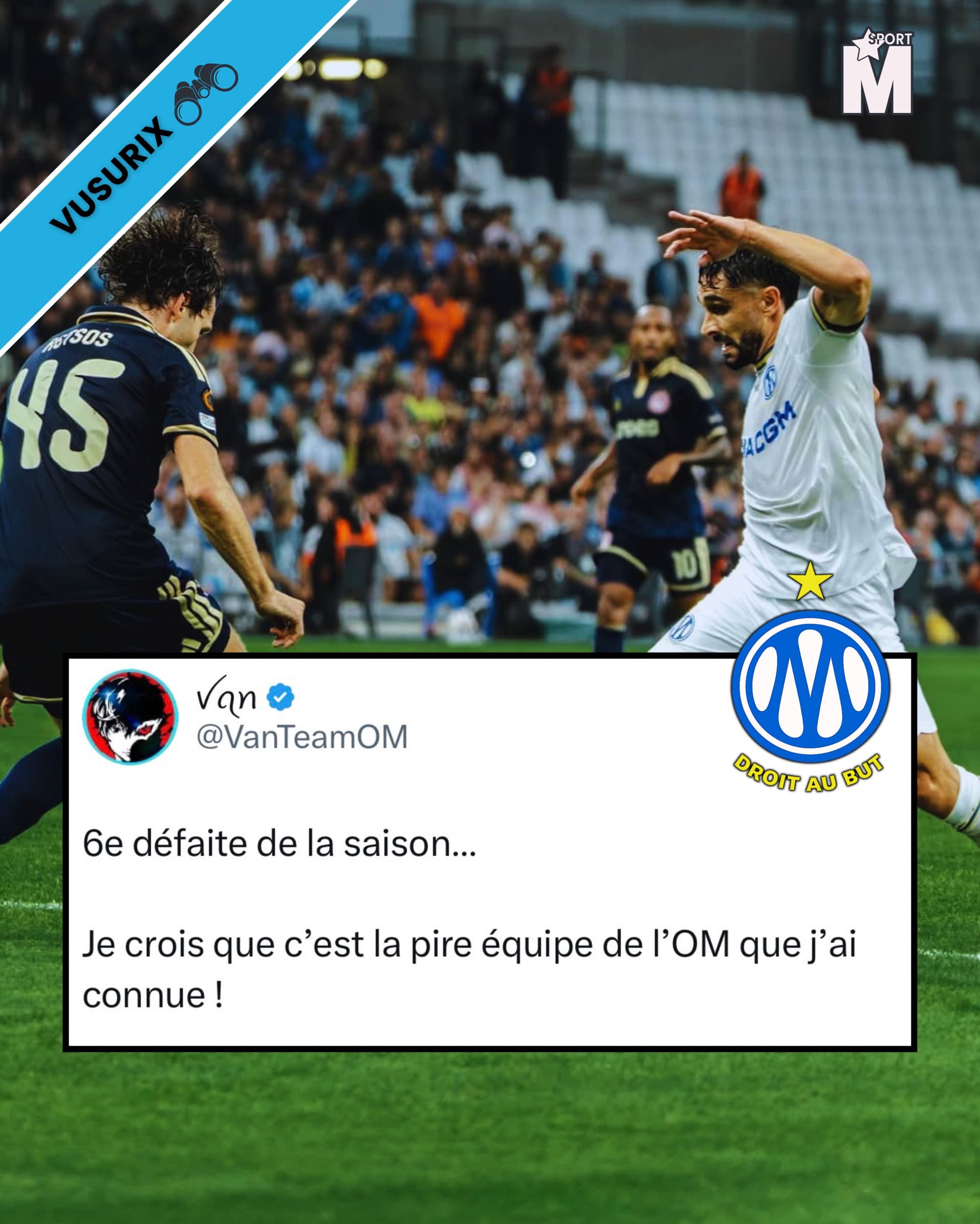 LE PIRE OM DEPUIS TRÈS LONGTEMPS❓
🔻 L’OM, battu 0-1 par l’Olympiakos,...